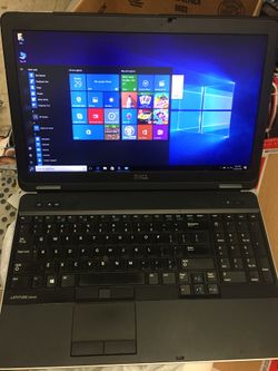 Dell latitude E6540 Corei7 4th gen, 2.8ghz 8gb ram 180gb ssd win 10 pro