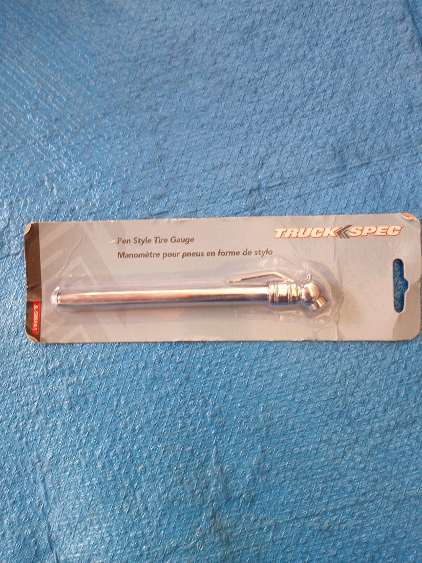Brand New Truck Spec Pen Style Tire Gauge From 10 To 100 PSI