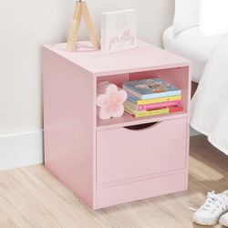 ✨ Kids Pink Nightstand with Drawer – Cute & Functional Storage! | NEW in Box ✨