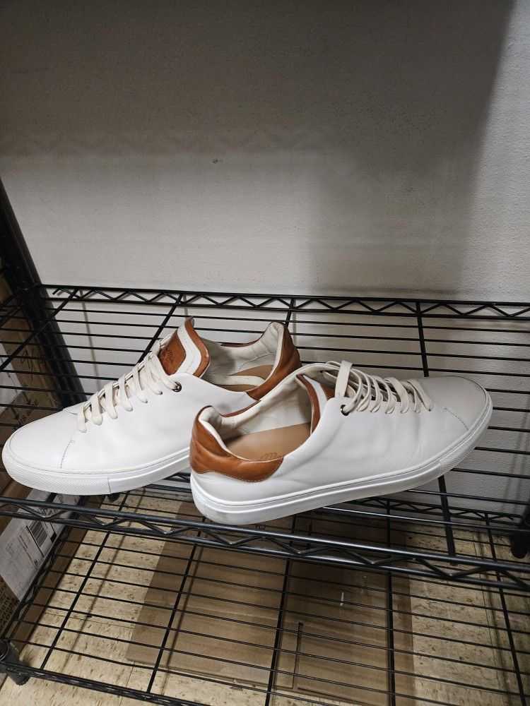 Good Man Brand White Leather Shoes Size 10/11