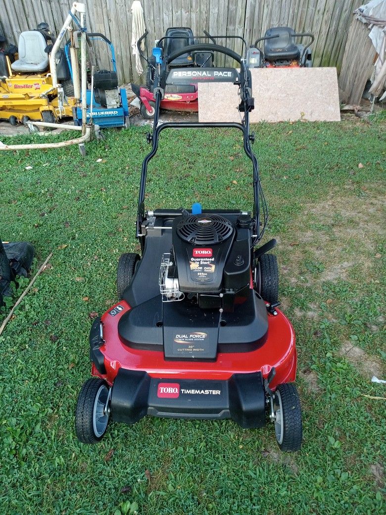 Selling buying and fixing lawn mowers.