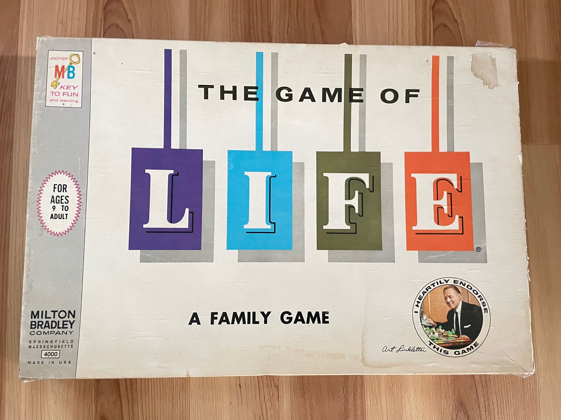 Complete ORIGINAL Vintage 1960 The Game of Life Milton Bradley Board Game
