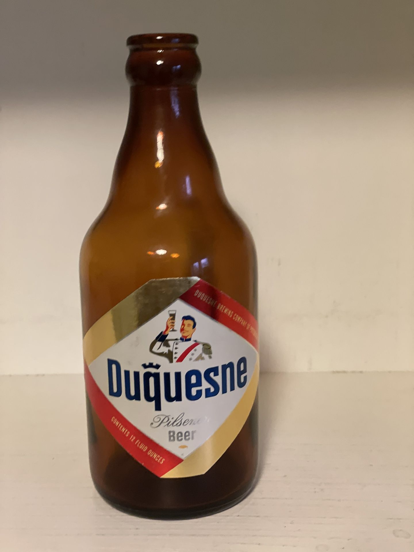 1960’s Duquesne Steinie (Empty) Beer Bottle