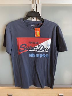 Men’s Trendy T Shirt Navy Blue Size L