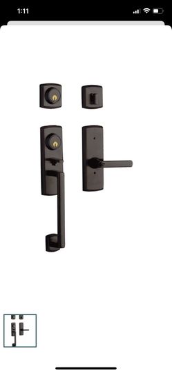 Baldwin Soho Right Hand Door Handset Bronze