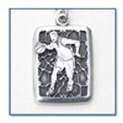 Sports Jewelry Basketball Pendant Sterling Silver