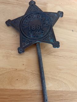 Civil War veterans grave marker