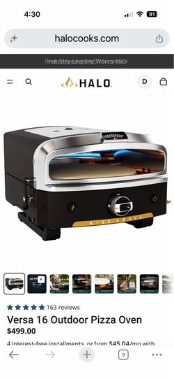 Halo Versa 16 pizza oven NEW IN BOX