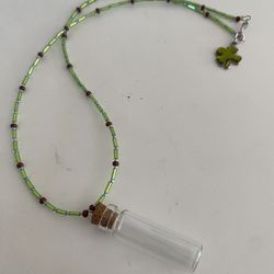 Glass Vile Necklace 