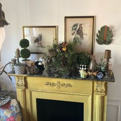 Mantle Grouping W Bird Pictures