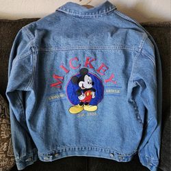 Vintage Disney Mickey Jean Jacket