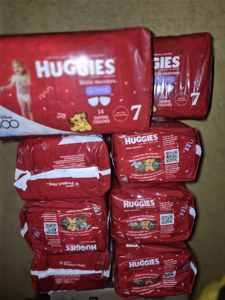 Huggies Size 7 Son 112 Pañales Por $48 Firme