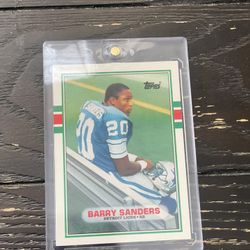 Barry Sanders Rookie Card
