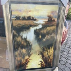 New Canvas Wall Decor 34”W X 50”H $30 Firm On Price