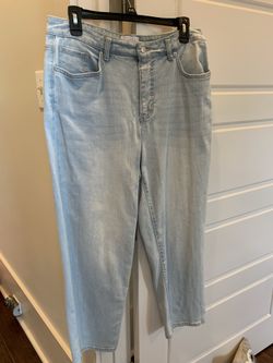 Light blue denim pants