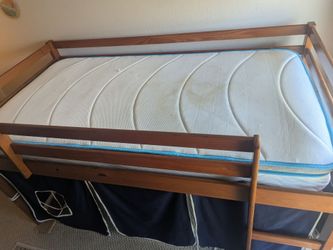 Kid boys storage bed