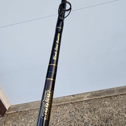 Seeker Black Steel Graphite Fishing Rod
(Model: Jig & Bait / G 6465-6 1/2')
