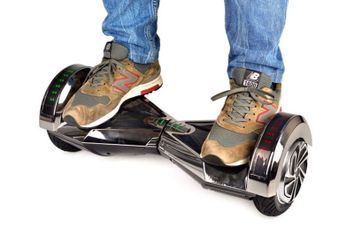 Brand new limited edition 8" jet black, chrome black Hoverboard hover board / self balancing scooter