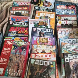 Judge Dredd 2000AD Comics 