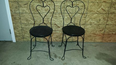 Ice cream parlor chairs