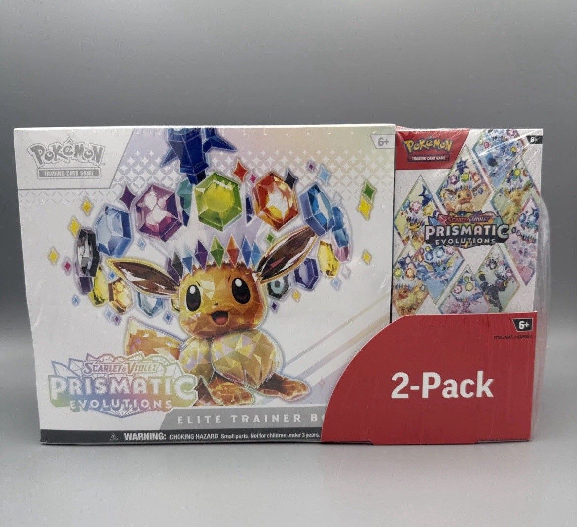 Prismatic Evolutions Costco 2-Pack Bundle