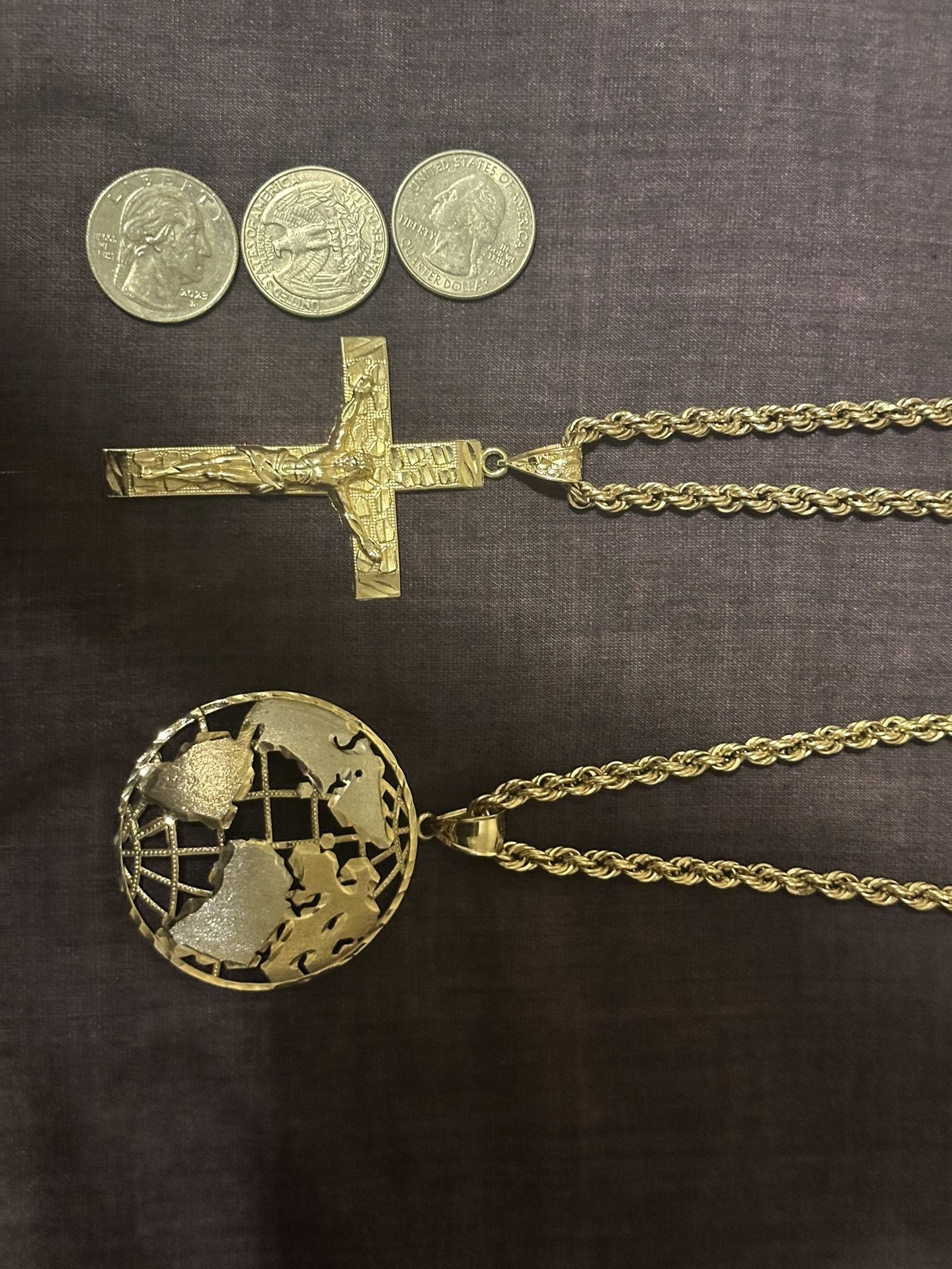 10k Gold Chain Set Real Gold! (Sold As Sets Only)