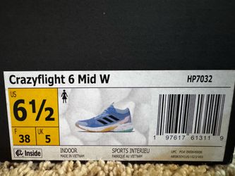 New Adidas Crazyflight 6 Mid W indoor sports shoes