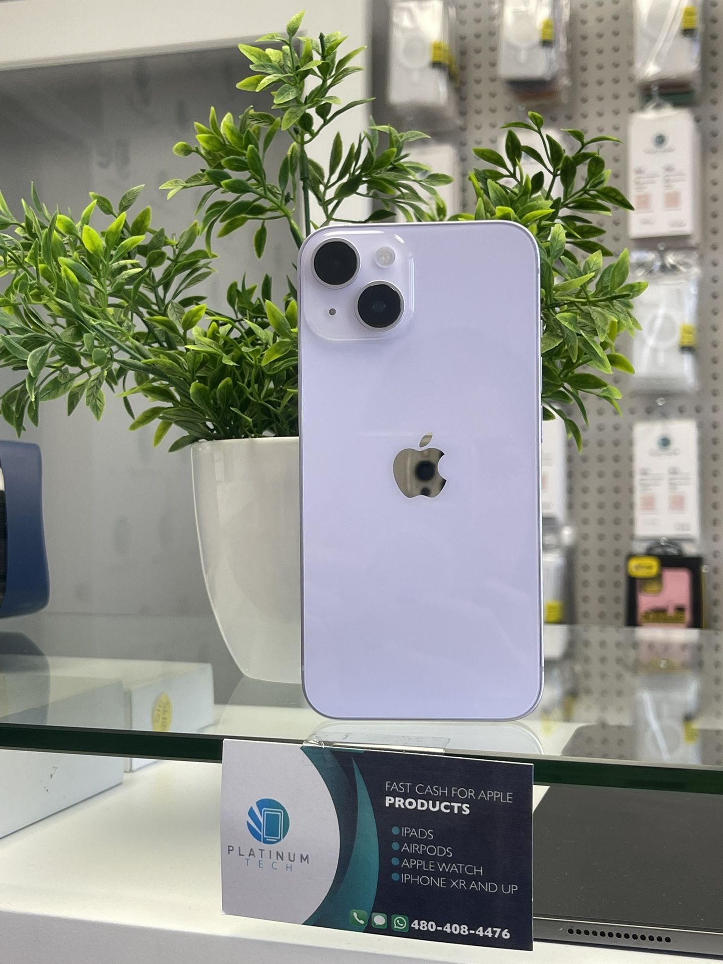 iPhone 14 Unlocked 128Gb Purple Color Like New