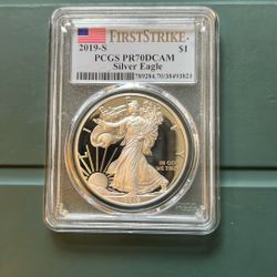 2019 S PR70 DCAM Silver Eagle 
