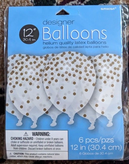 Fake Confetti Balloons