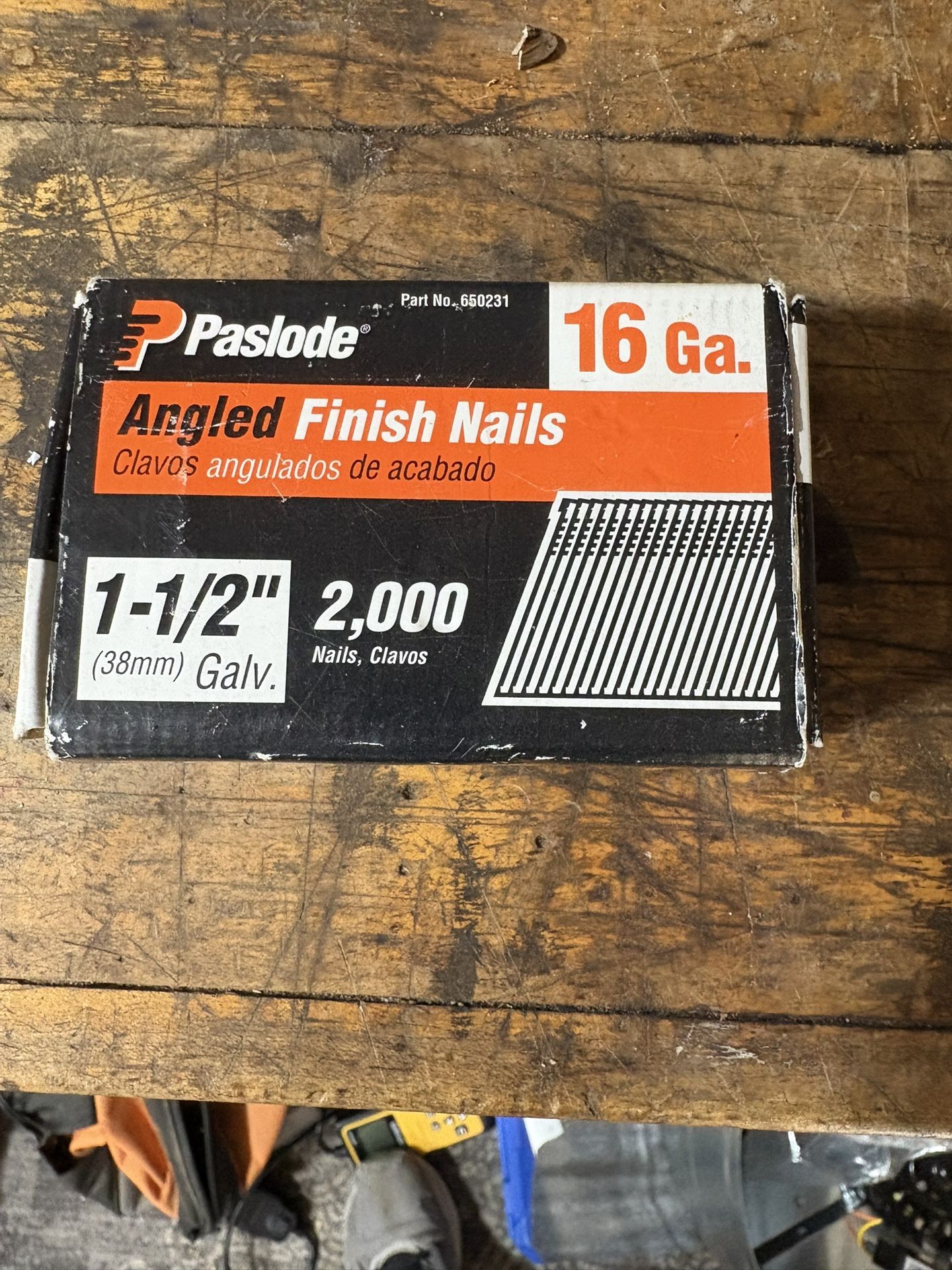 Paslode Nails 2.5” 16 Gage Angled Nails