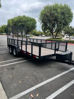 2023 16 foot double axle utility trailer