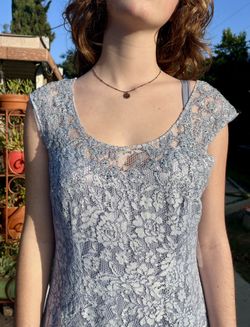 Blue Lace Designer Gown