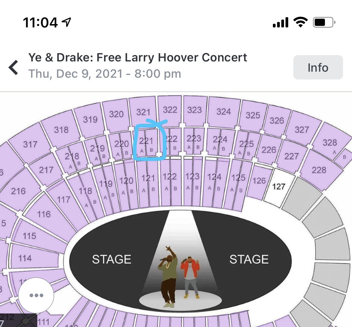 Kanye West Drake Larry Hoover Concert