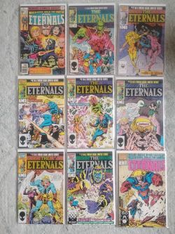 Marvel The Eternals 1985 Comic Book Lot (excellent condition)