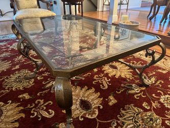 Cast Iron Gold Coffee Table