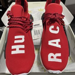 Adidas NMD HU Pharrell Red Sz 12
