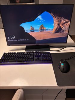Desktop PC Computer Setup – Samsung 27” Monitor + PC + Keyboard & Mouse