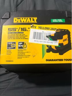 Dewalt Green 55’ laser brand new