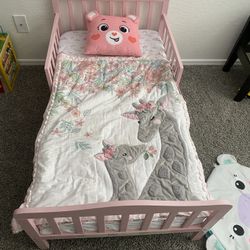 Girls Pink Bed 