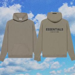 Essentials ( M & L ) TAUPE Hoodie ss21