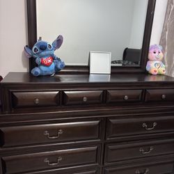Queen Bed and Dresser 