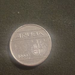 Very Rare Aruba 10 Cents 1999