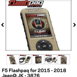 Superchips Flashpaq For 2015-18 Jeep Wrangler Jk