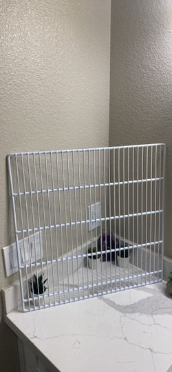 White Wire Refrigerator Shelf Rack