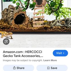 Toy Gecko Tank