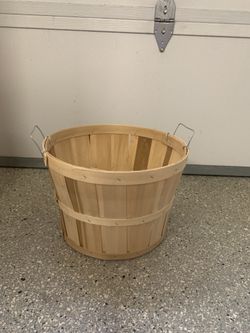 Wooden Bin With Handles