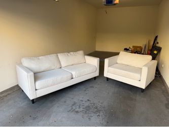 GREAT CONDITION COUCH AND CHAIR FROM LIVING SPACES