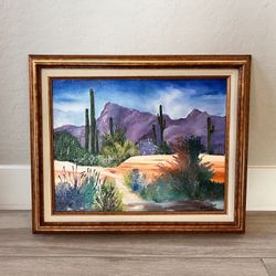Arizona Desert Landscape Painting