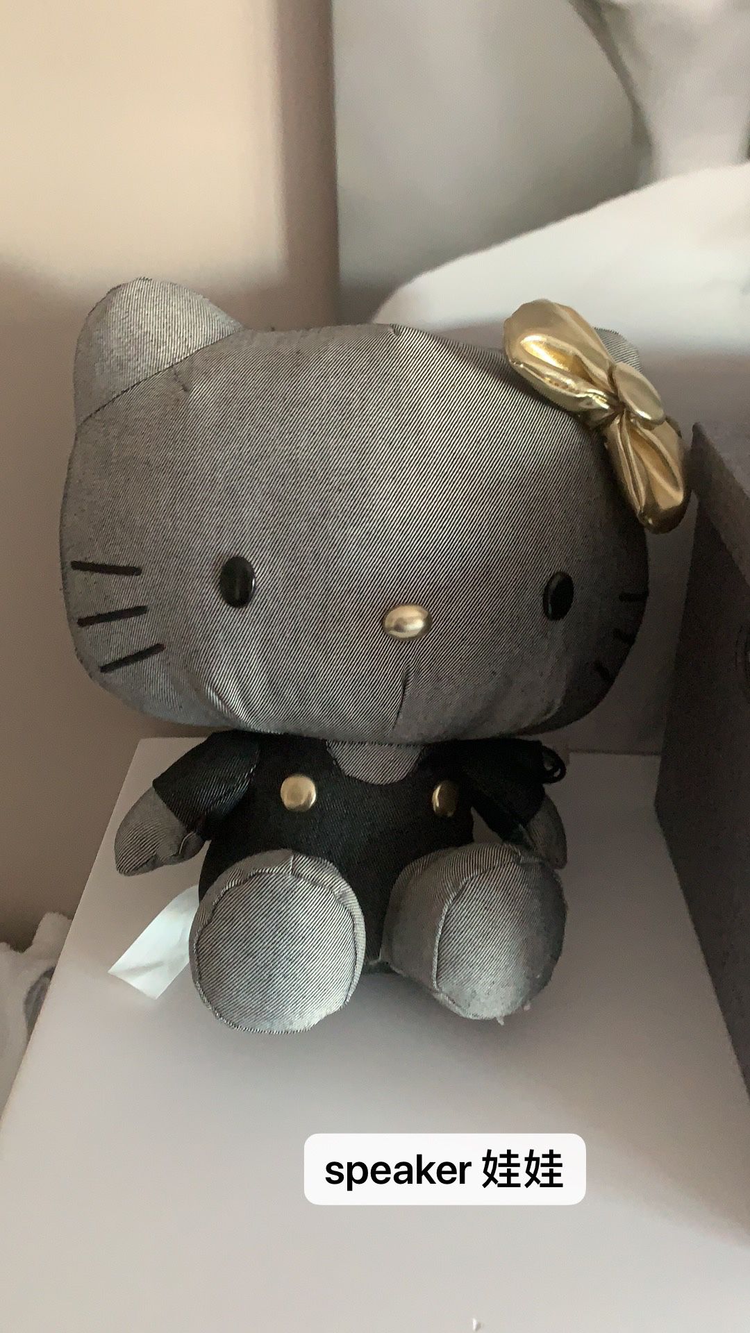 hello kitty speaker stuffed animal